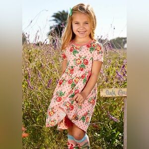 Matilda Jane Pink Floral Kids Dress